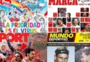 Las tapas de los diarios deportivos